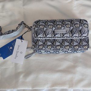 NWT: Vera Bradley Iconic RFID All in One Crossbody In Owl Print